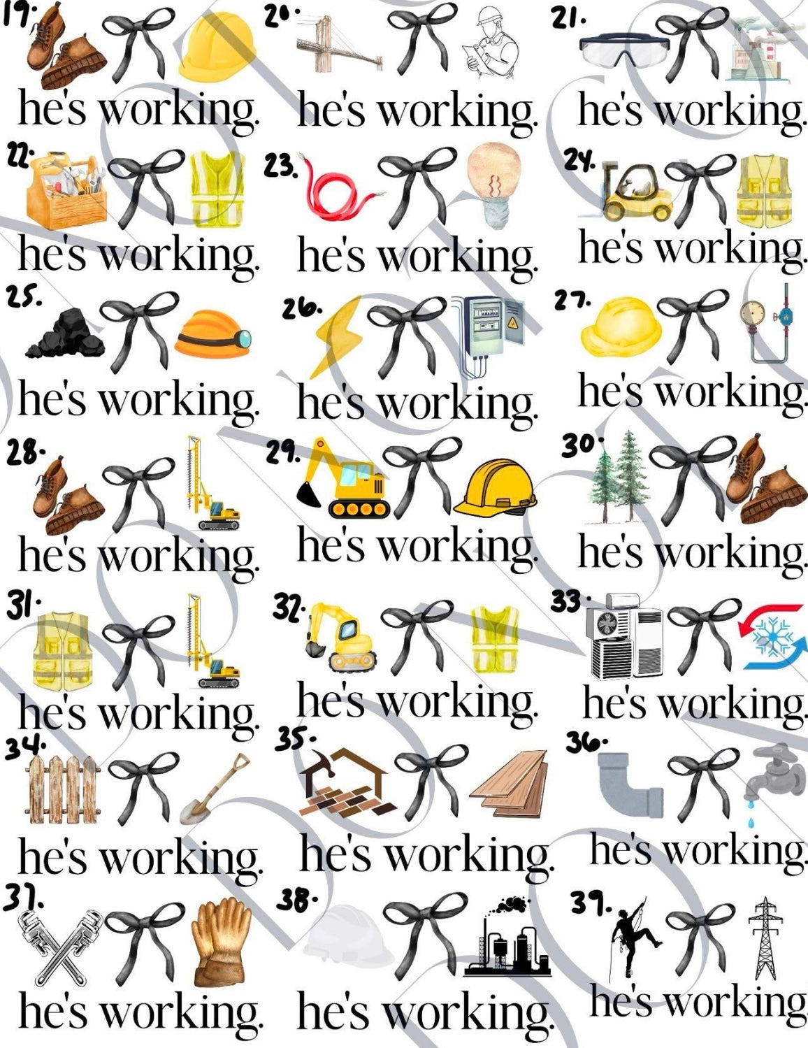 HES WORKING