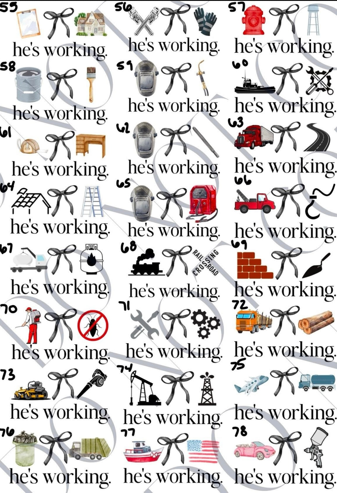 HES WORKING
