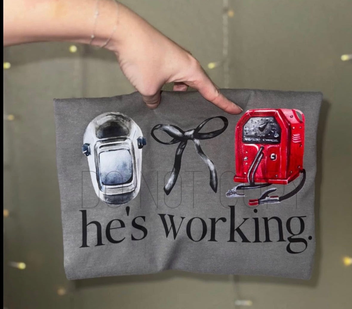 HES WORKING
