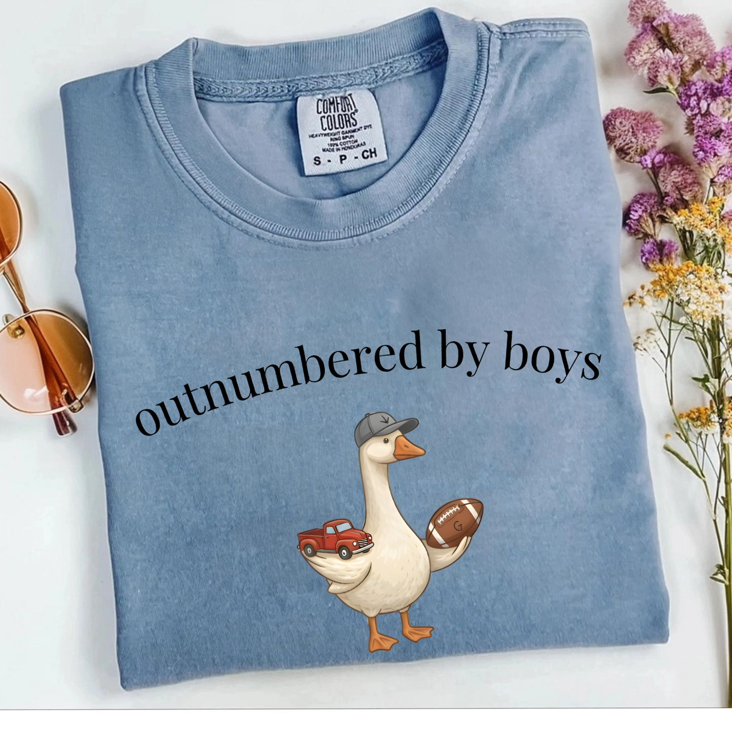 OUT NUMBERED BY BOYS